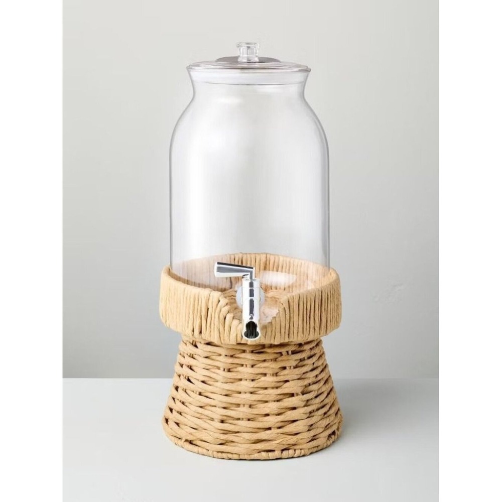 7L Drink Dispenser Woven Stand - Hearth & Hand Magnolia, Target 2025
